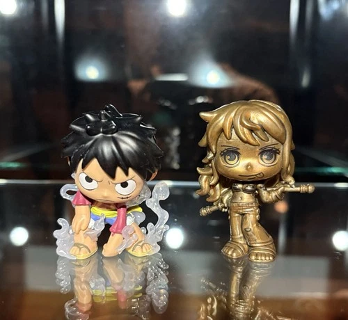 Funko Mystery Minis One Piece 2026 Series Metallic Nami And Luffy 1/72 Chase