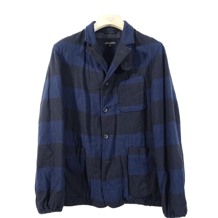 Engineered Garments Wool Border Jacket Navy Black… - image 1