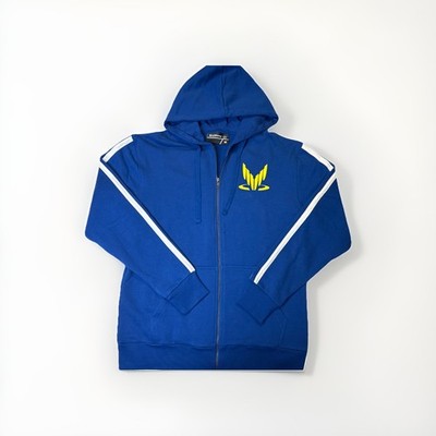BioWare Anthem Freelancer Legion of Dawn Full-Zip Blue Hoodie Mens Medium. EUC