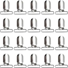 RayTour 20-Piece Men's Suspender Clips: Heavy Duty Bed Sheet Fasteners and Strap