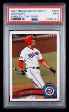 2021 Topps Transcendent VIP Party Juan Soto /95 Through the Years #2011 - PSA 9