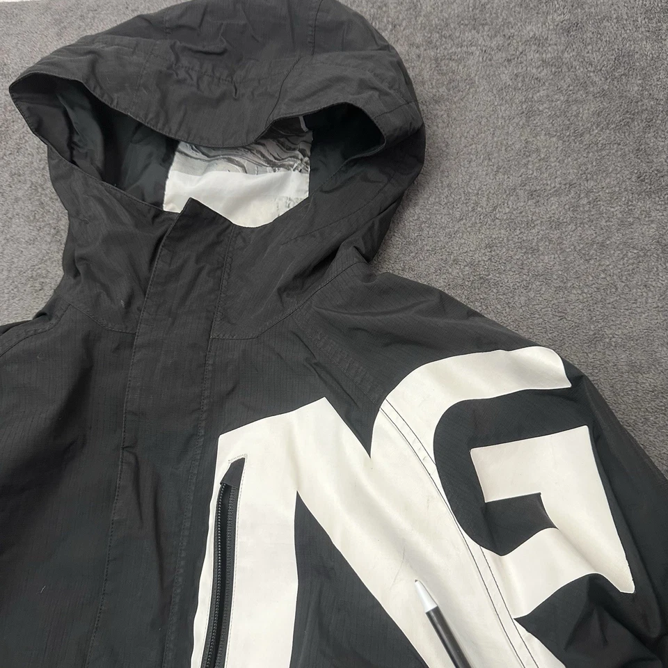 CHAQUETA ANALÓGICA SNOWBOARD SNOWBOARD CUMPLE CREMALLERA COMPLETA SUDADERA CON CAPUCHA 10.000 MM & G TALLA PEQUEÑA Foto 2 de 4