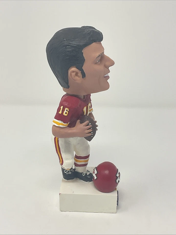 Kansas City Chiefs Len Dawson 40 Aniversario Bobblehead Salón de la Fama Sin Caja Foto 4 de 4