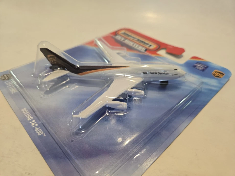 Matchbox Sky Busters Boeing 747-400 UPS - 2025 9/32 - Skybusters Free Shipping! - Image 2 of 4