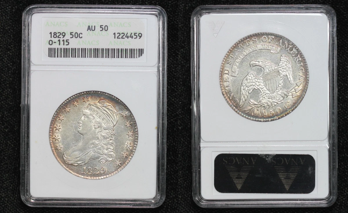 1829 Year US Early Half Dollar Coins (1794-1839) for sale | eBay