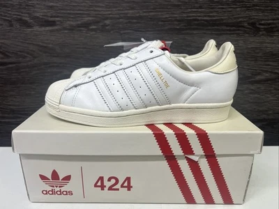 adidas 424 x Superstar Shell Toe White Scarlet for Sale