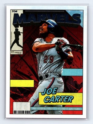 2026 Panini Decades 90s Pop Culture Joe Carter Marvels Holo Foil MV-JC SP