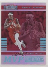 2019-20 Panini Contenders MVP Contenders Pascal Siakam #17 6fs