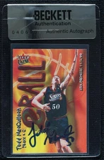 BAS 2000-01 Fleer Ultra 2 Ball Todd MacCulloch #5TB Seal of Authenticity Auto