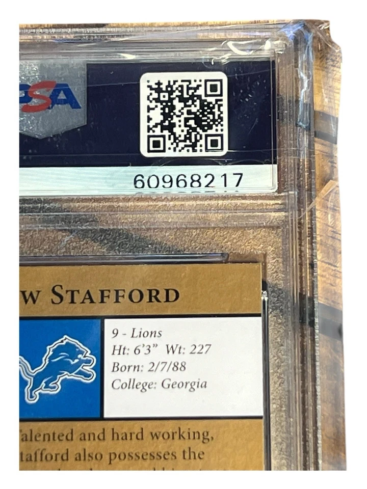 2009 UPPER DECK First Ed. Matthew Stafford Detroit Lions (RC) #180 (60968217) - Image 4 of 4