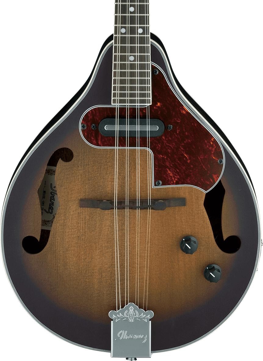 Акустико-электрическая мандолина Ibanez M510E - Винтажный Санберст с открытыми порами 36690₽