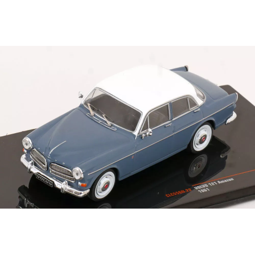 Volvo 121 Amazon 1966 Grey 1:43 Ixo Model Auto Stradali -D- Neues Modell-image