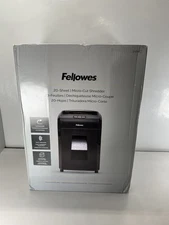 Fellowes Micro Shred 94MC 20-Sheet Small Office Micro-Cut Shredder- Black