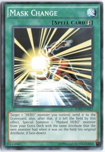 Mask Change - SDHS-EN022 - Common - Structure Deck: HERO Strike