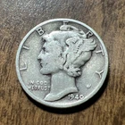 1940 MERCURY SILVER DIME ACTUAL Coin Get Today & Save & Fill Your Collection