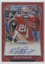 2015 Panini Prizm Rookie Signatures Red Mojo /60 Mike Davis #RS-MD Auto RC
