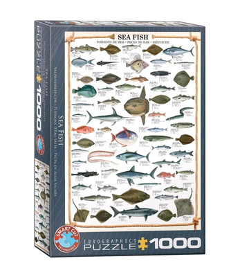 EuroGraphics SEA FISH - 1000 Piece Puzzle (6000-0313) - BRAND NEW SEALED!!!
