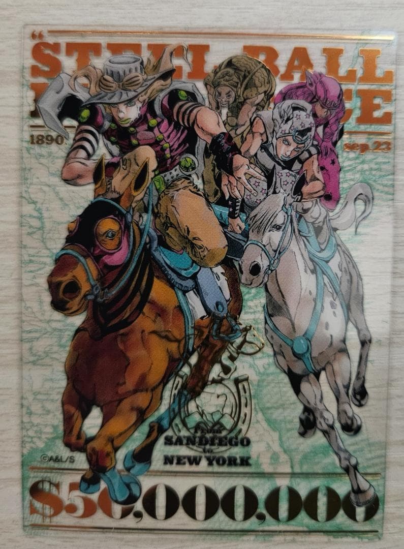 JoJo's Bizarre Adventure Steel Ball Run Gyro Zeppeli Johnny Foil