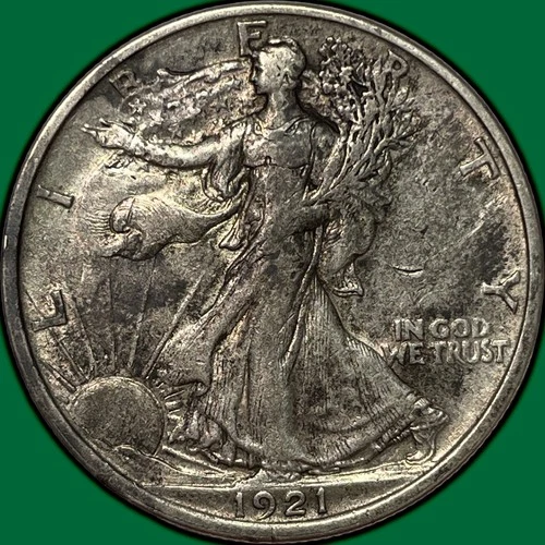 1921 Walking Liberty Half Dollar Choice Extremely Fine XF+ Coin #32172