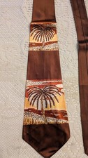 Vintage 1940s Palm Tree Swing Tie
