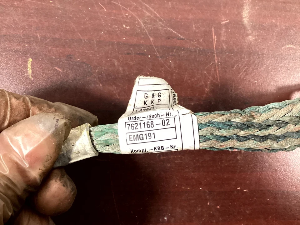 BMW 320I 328I 2013-2018 batería correa tierra cable 12427621168 OEM. Foto 4 de 4