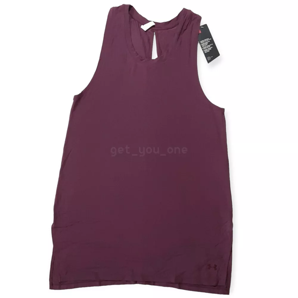 NWT Under Armour Women&#039;s Modal Tunic Tank Top Keyhole Back Small eBay