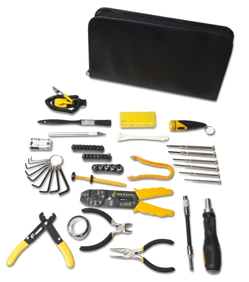 58 Piece Tool Kit For Handyman Computer Technician And Electrician | eBay