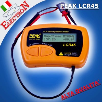 PEAK LCR45 Kapazitätsmessung Widerstand Impedanz LCR Tester Multimeter LCR40 upgr