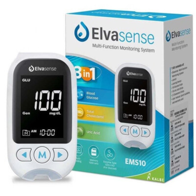 Digital Blood Meter 3 in 1 Elvasense Multi-Function Monitoring System EMS10