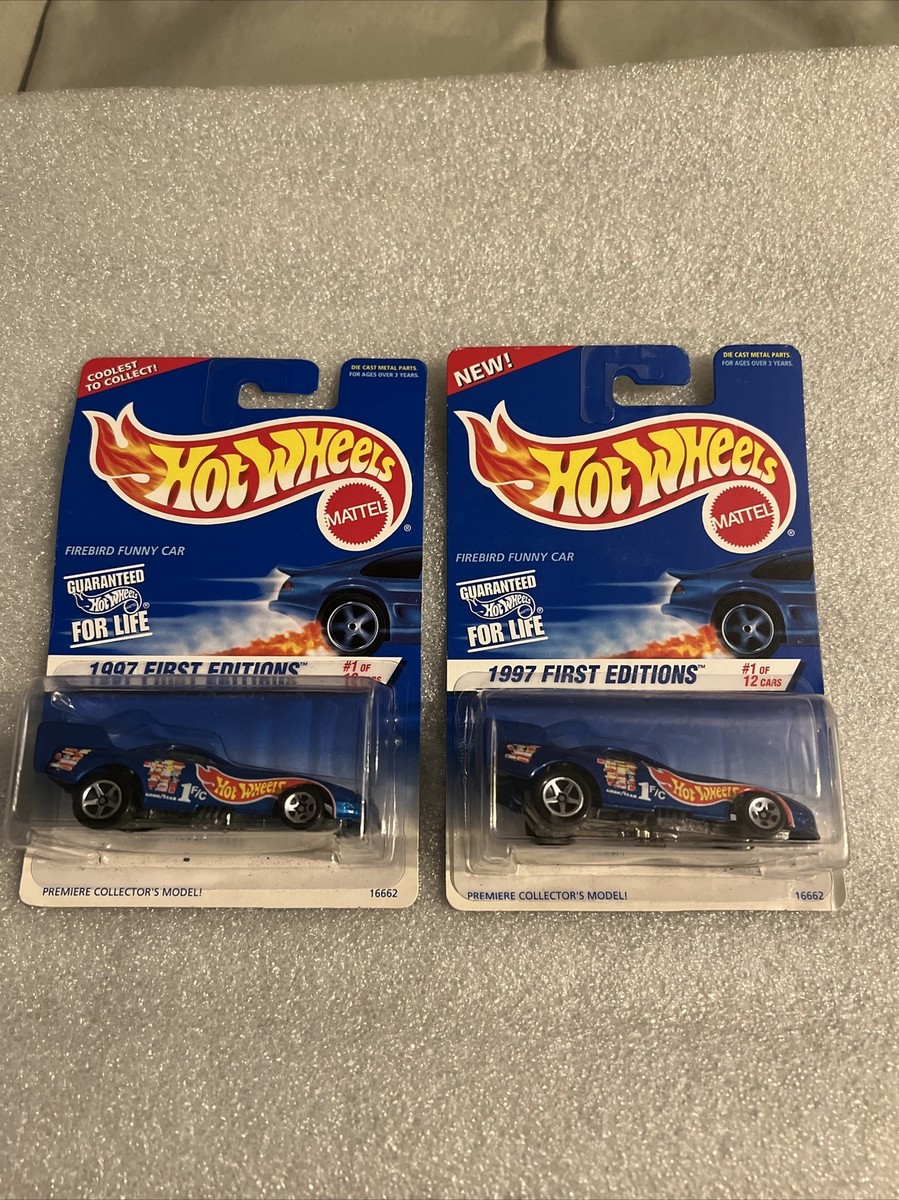 Hot Wheels 1997 First Edition(2)Firebird Funny Car #1/12 Collector