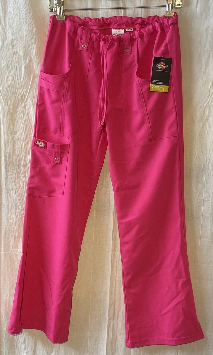 Dickies Womens Scrubs Gen Flex Drawstring Cargo Pant Size XXS