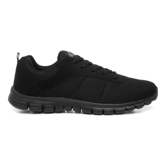 shoezone Mens Trainer Black Lace Up Severn by XL Size UK 6 7 8 9 10 11 12