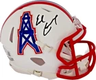 Earl Campbell Signed Houston Oilers Speed Mini Helmet Beckett Authenticated RED