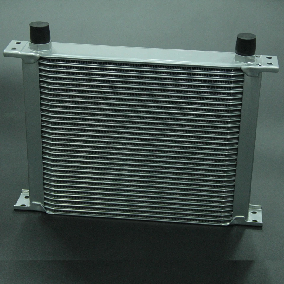 30 Row Universal Silver High Performance Transmission Engine Oil Cooler AN10 - Image 2 of 4