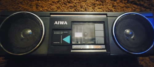 Aiwa CS-210U Boombox Ghettoblaster Stereo Radio Cassette Recorder Portable