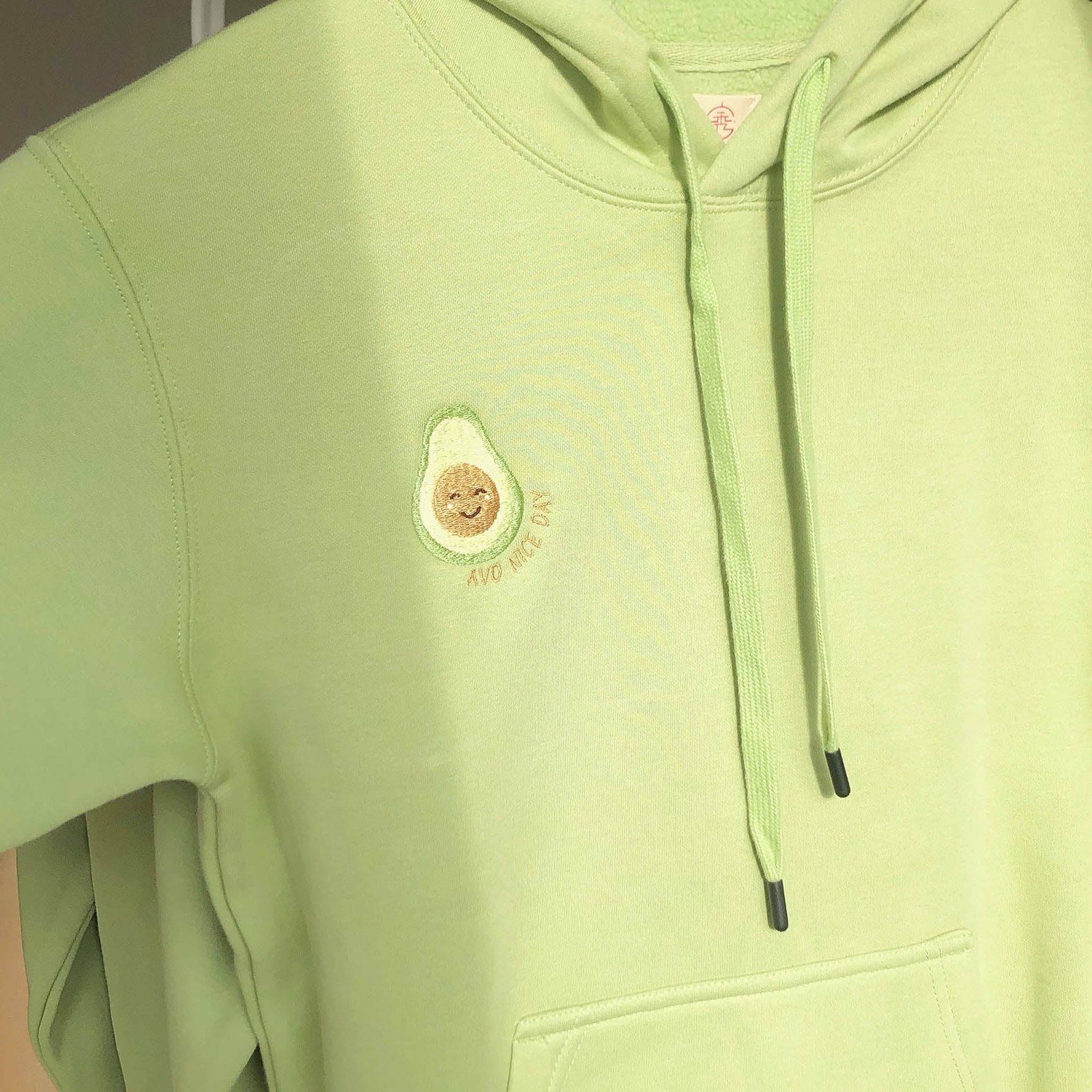 Embroidered Avocado Hoodie - Soft & Stylish Unisex Pullover-image