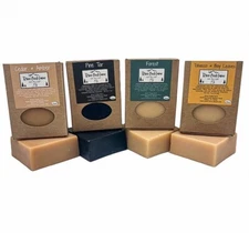 River Creek Farm, Goat Milk Soap Variety Pack, 4 Bars