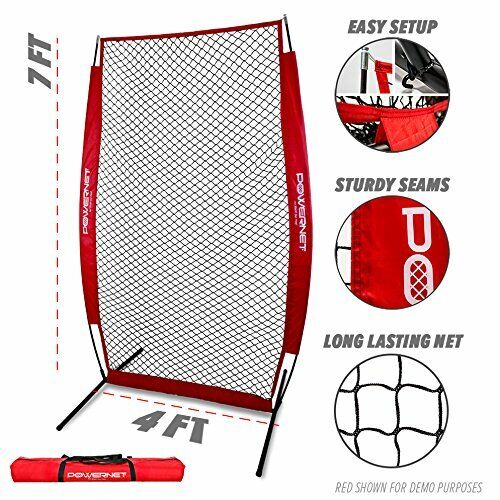 PowerNet I-Screen Pitching Protection Net for Softball Baseball includes Frame - Picture 1 of 20