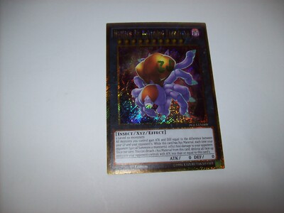 Number 35: Ravenous Tarantula PGL3-EN009 Gold Secret Rare 1st Ed NM Free Ship