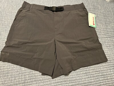 NWT Marmot Womens 12 Kodachrome Short 7'' Dark Steel Outdoor Hike Nylon Shorts