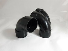 3 x 43mm Solvent Weld Waste 92.5 Degree Swept Bend Black Pipe Water Fitting 40