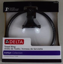 Delta Ashlyn 6-3/8" Wall Mounted Towel Ring 76446-RB Venetian Bronze