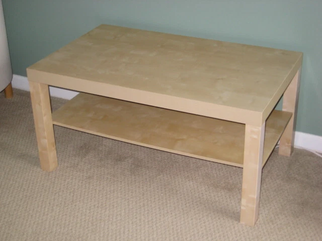 IKEA Lack coffee table birch color