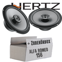 Hertz Lautsprecher FüR Alfa Romeo 156 Boxen 16Cm Koax Auto Front Heck TüRen Set