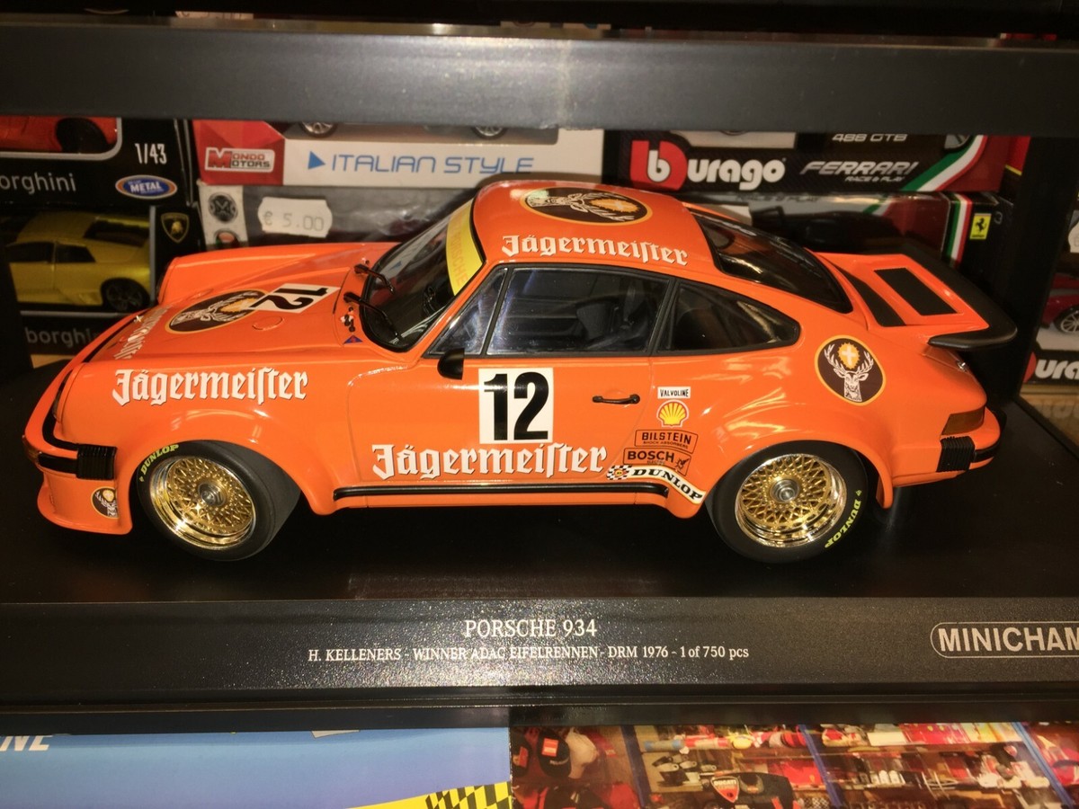 MINICHAMPS Porsche 934 Jägermeister 12 155766412 MINICHAMPS 1 18 PORSCHE 934 JAGERMEISTER #12 DRM