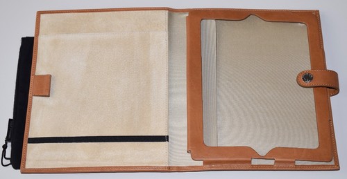 iPad / Galaxy Tablet Folder RRP £145 English Crafted Leather Gift 10.1 Screen - Picture 3 of 16