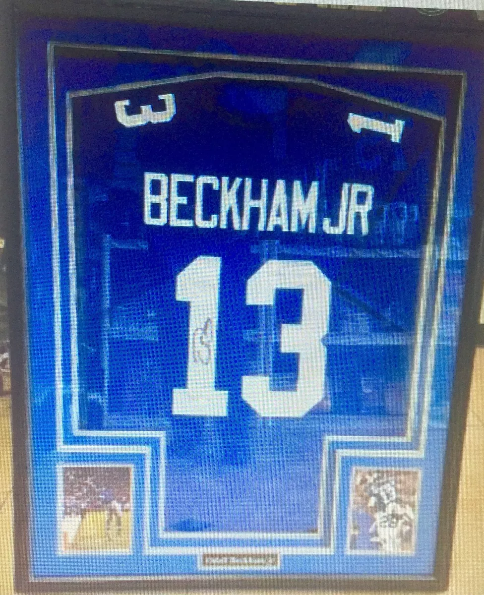 Odell Beckham jr. Signed autographed Framed New York Giants NFL