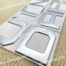 Tailgate Insert Letters for 2022-25 Tundra Model Emblem Decal Decoration Chrome