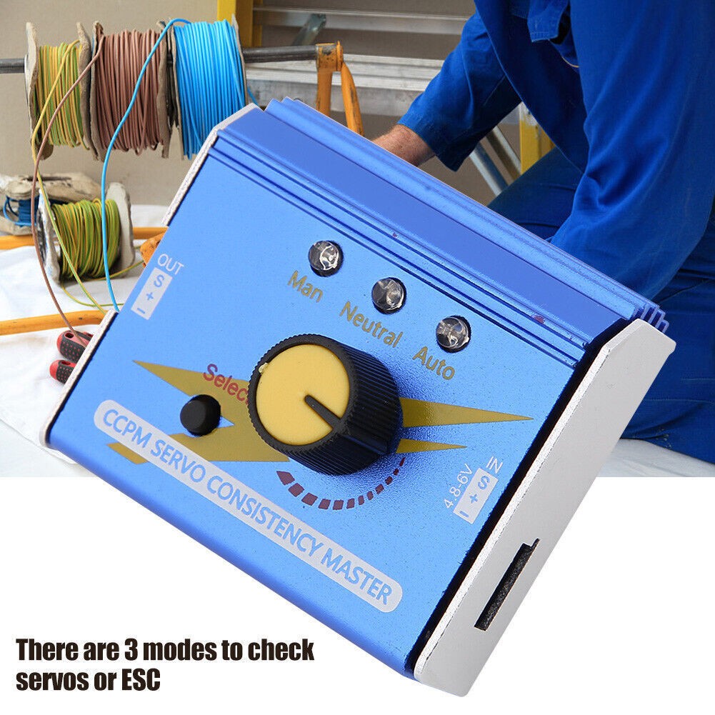 3CH ESC Servo Tester  CCPM Consistency Master Checker Tester For RC Planes