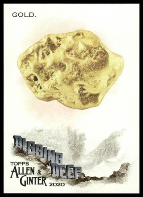 2020 Topps Allen & Ginter #DD-12 Gold Digging Deep